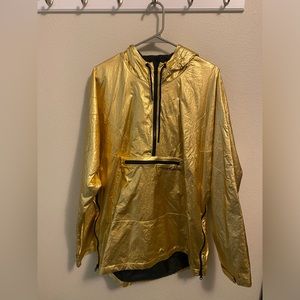 Adidas gold anorak windbreaker